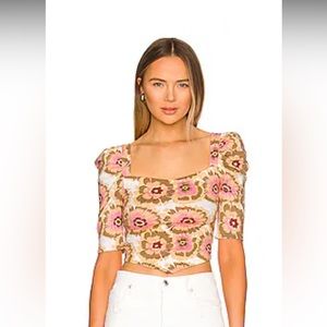 COPY - Give Me More Top in Ivory Combo